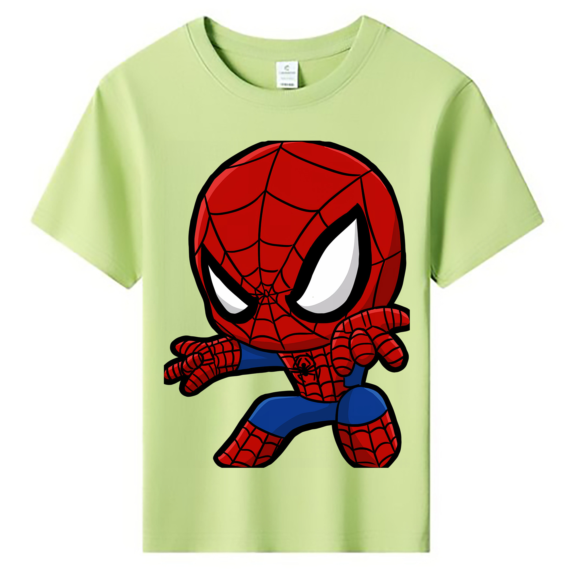 （画像用） Spider Man スパイダーマン 綿100％キッズTシャツ（フロントプリント）